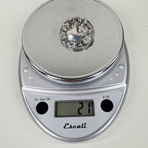 Foster & Bailey Sterling Silver1.75" Personalized Pin Brooch 21 Grams - Picture 6 of 9